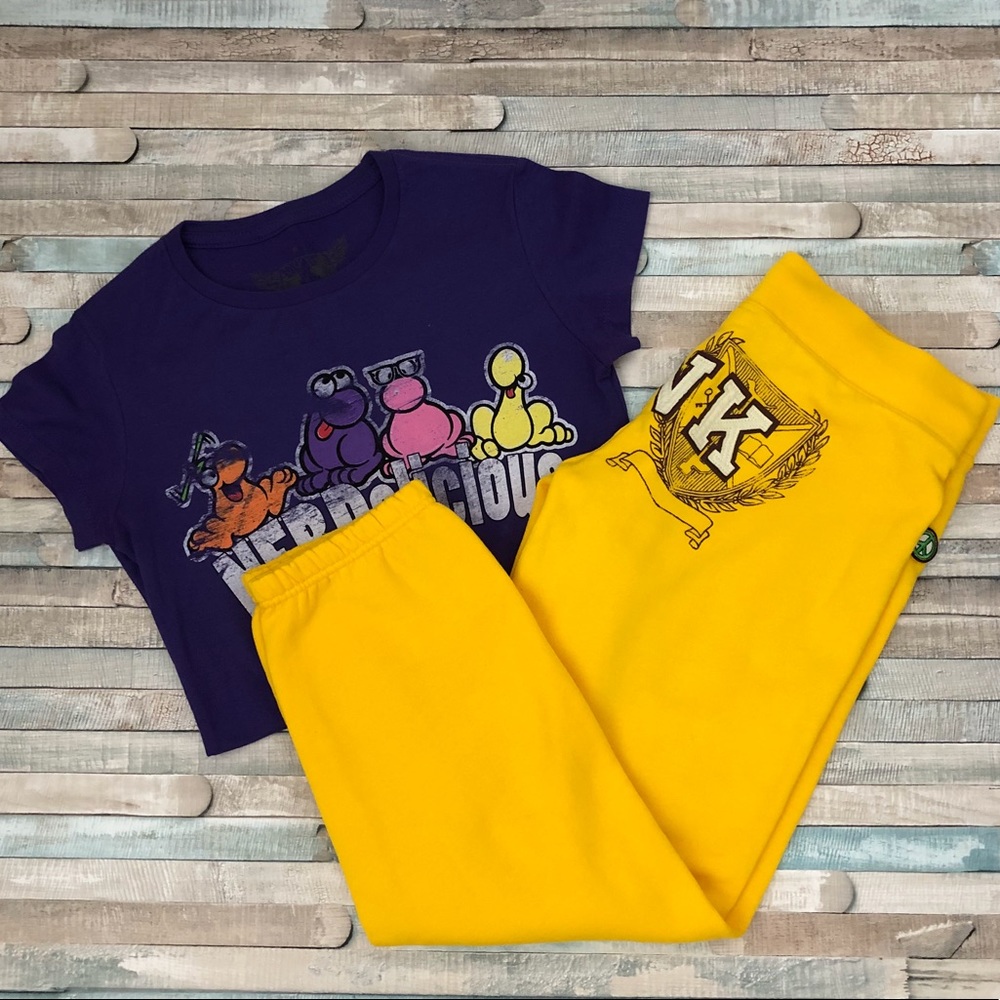 VS Pink Vintage “University of Pink” Joggers